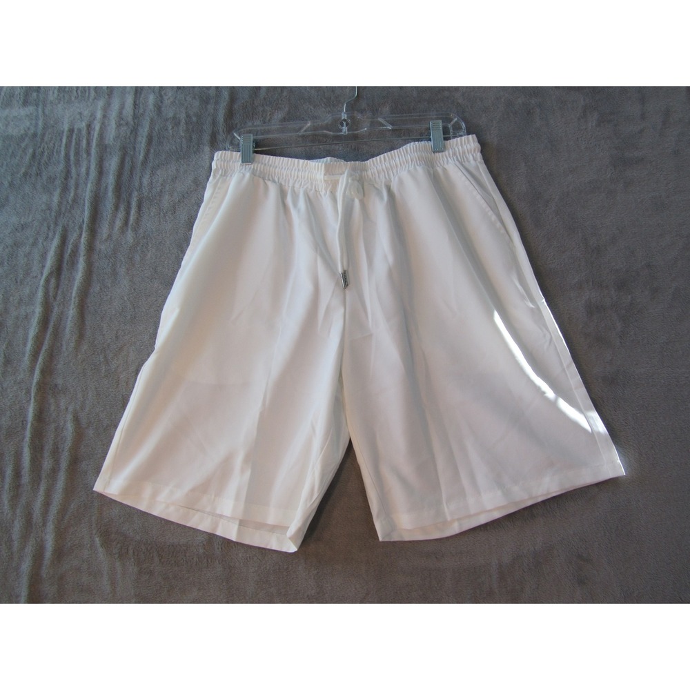 Manfinity Two Piece Set Mens XL White Camp Collar Shirt and Shorts Co-ord - Picture 8 of 10
